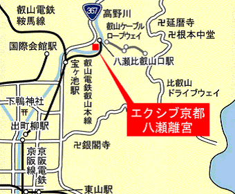 エクシブ京都地図